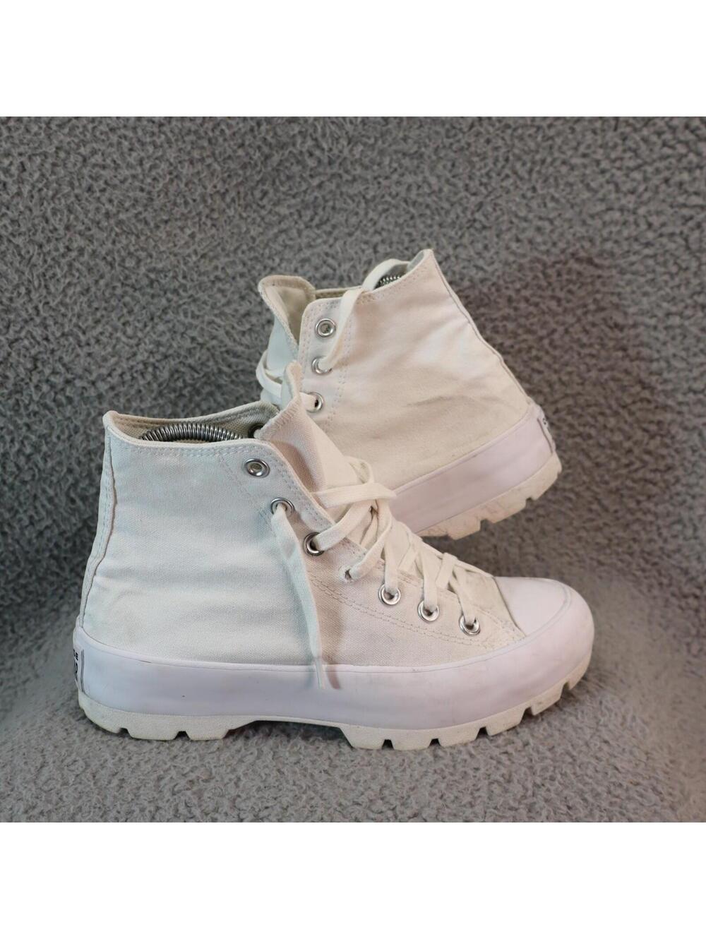 Converse Chuck Taylor All Star Lift Platform High White Sz 8